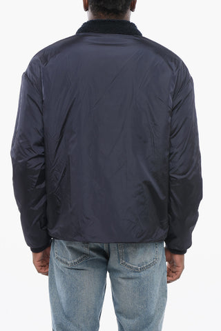 EMPORIO Reversible Windbreaker with Sherpa Lining