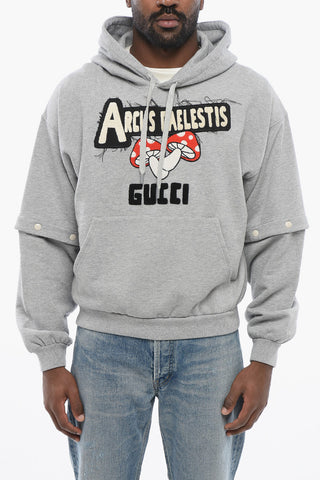 Cotton ARCUS CAELESTIS Hoodie with Removable Sleeves