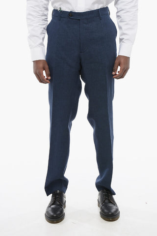 4-Pocketed MORELLO Pure Linen Pants