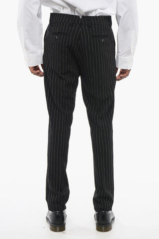 Pinstriped Virgin Wool Pants