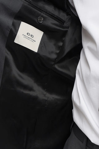 CC COLLECTION Abito in Lana Vergine Stretch REFINED con Rever Classico