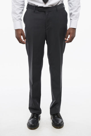 CC COLLECTION Abito in Lana Vergine Stretch REFINED con Rever Classico