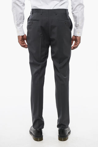 CC COLLECTION Abito in Lana Vergine Stretch REFINED con Rever Classico