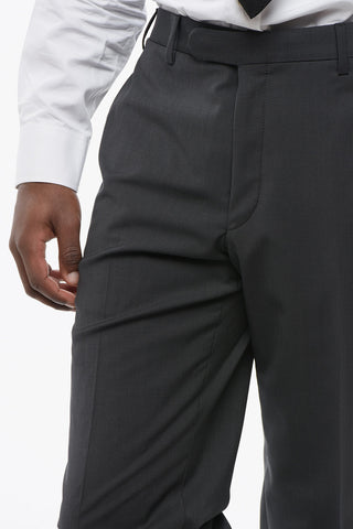 CC COLLECTION Abito in Lana Vergine Stretch REFINED con Rever Classico