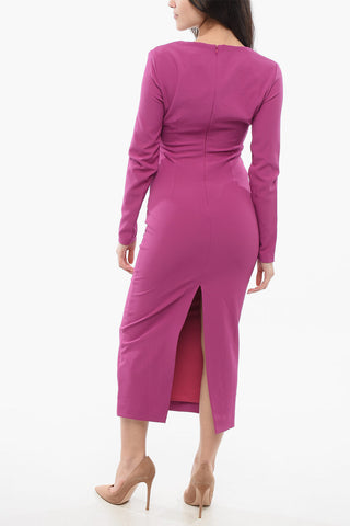 JEANS COUTURE V-Neck Dress with Cut-Outs