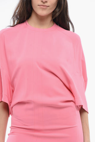 Cape Dress with 3/4 Sleeves