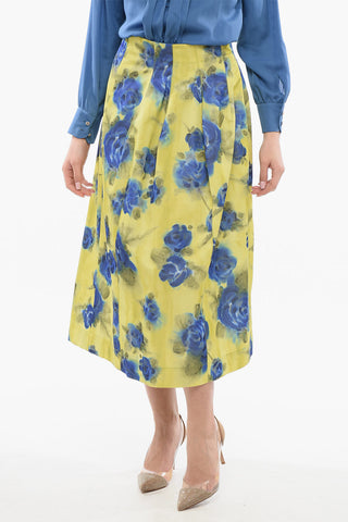 Taffeta IDYLL Printed Skirt