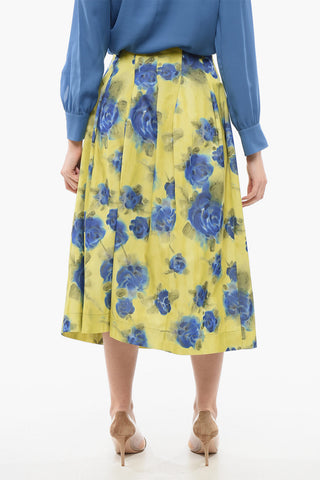 Taffeta IDYLL Printed Skirt