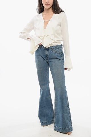 Jeans Boot Cut 70S A Vita Bassa 31cm