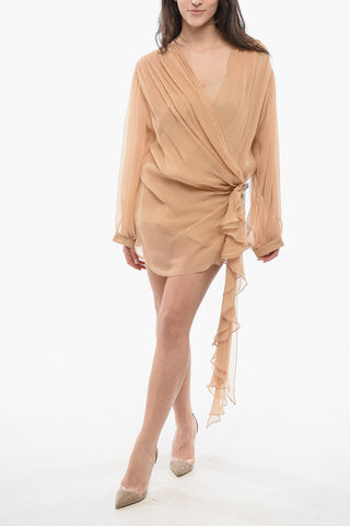 Chiffon Gathered Dress