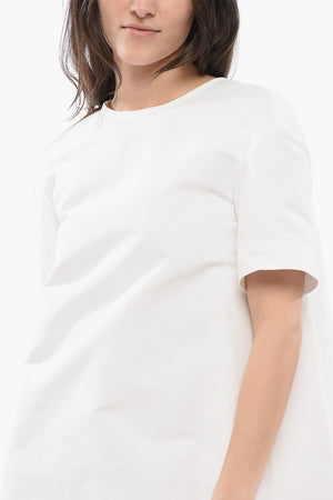 Mini Abito in Cotone a Maniche Corte