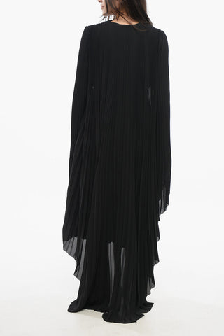 Pleated Cape Dress