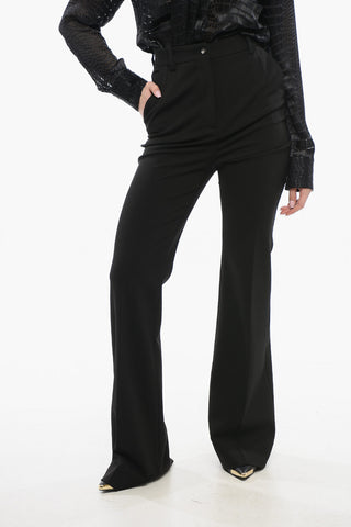 Pantaloni Wide Leg con Pince