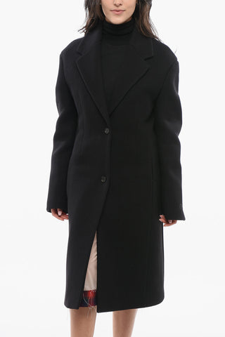 Cappotto In Misto Lana Avvitato