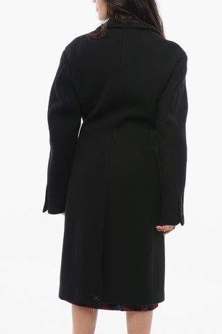 Cappotto In Misto Lana Avvitato