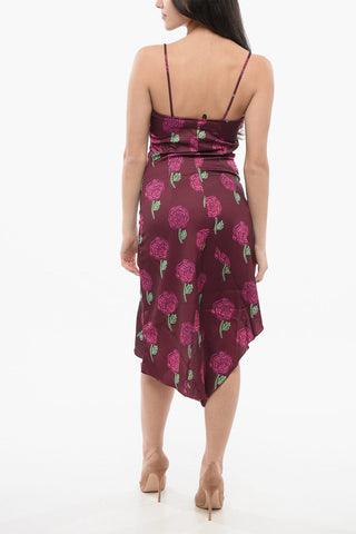 JEANS COUTURE Asymmetric Floral Dress