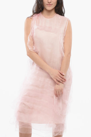 Layered Voile Tec Dress