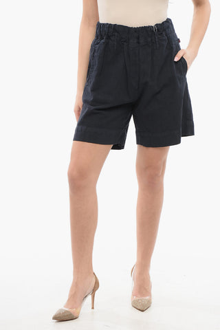 Linen-blended Shorts
