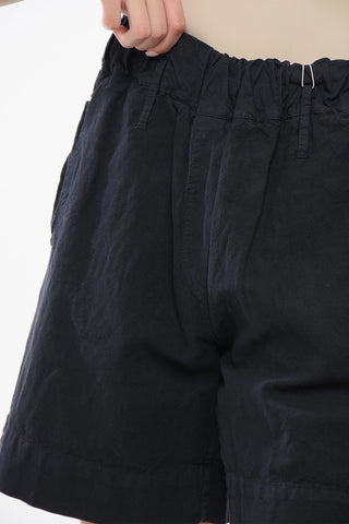 Linen-blended Shorts