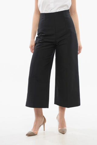 Cady Cotton Cropped Pants