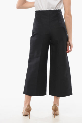 Cady Cotton Cropped Pants