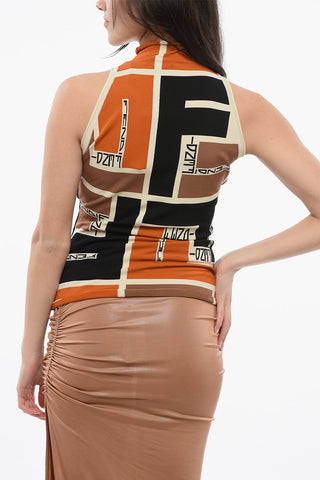 Top in Misto Viscosa con Logo