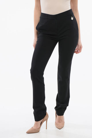Hoch Taillierte Hosen Aus Wollmischung