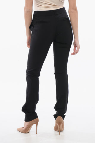 Hoch Taillierte Hosen Aus Wollmischung