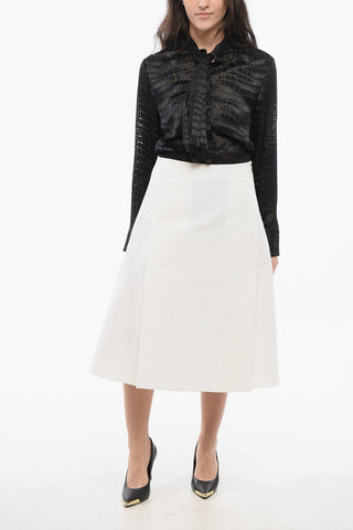 Wide Midi Skirt