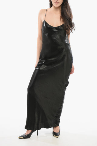 Satin Long Dress