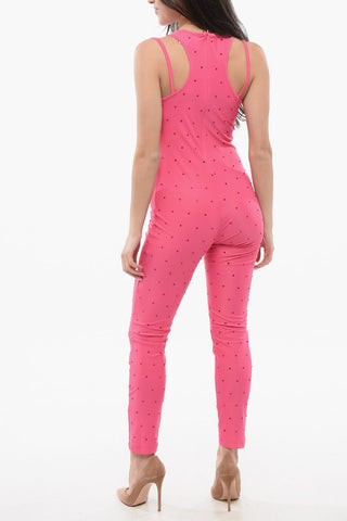 JEANS COUTURE Stretch Jumpsuit with Strass