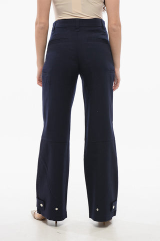 High-Waisted Wool Trousers With Pleats