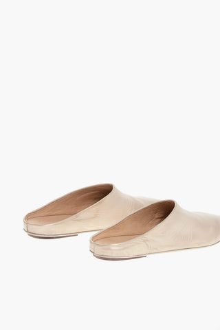 Sabot In Pelle Effetto Vintage