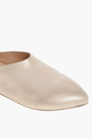 Sabot In Pelle Effetto Vintage