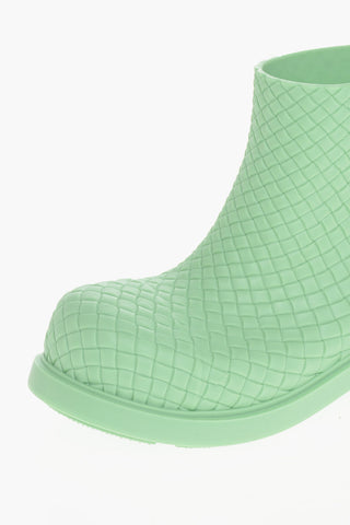 Stivali In Gomma Intrecciati
