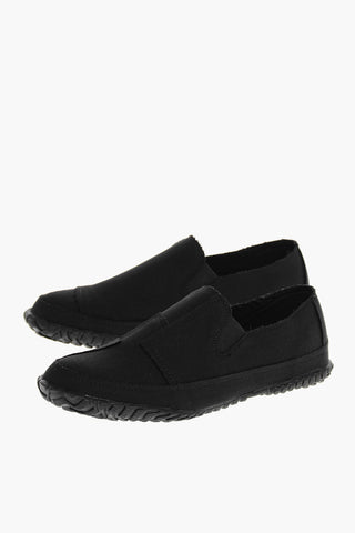 Slip-On Sneakers With Raw-Cut Edges