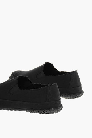 Slip-On Sneakers With Raw-Cut Edges