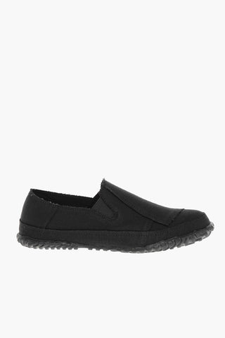 Slip-On Sneakers With Raw-Cut Edges