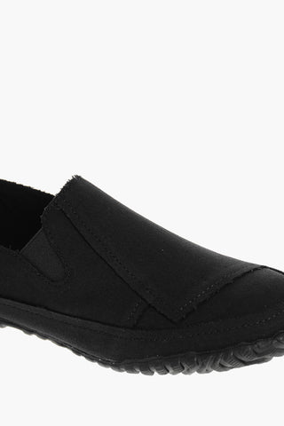 Slip-On Sneakers With Raw-Cut Edges