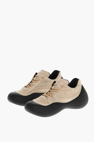 Suede BUBBLE Low-Top Sneakers
