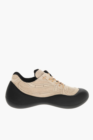 Suede BUBBLE Low-Top Sneakers
