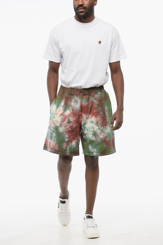 Tie Dye Jersey Shorts with Elastic Waistband