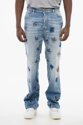 Jeans Roadie Fit LEAF with All-Over Applications 22cm