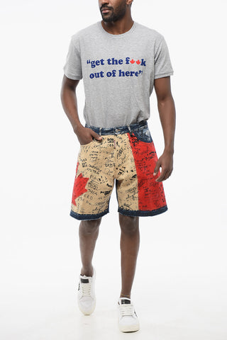 Shorts Boxer Fit FLAG con Motivo Color Block