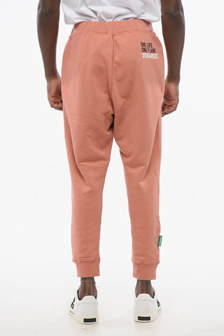OLOP Joggers in Cotone Garzato con Polsini