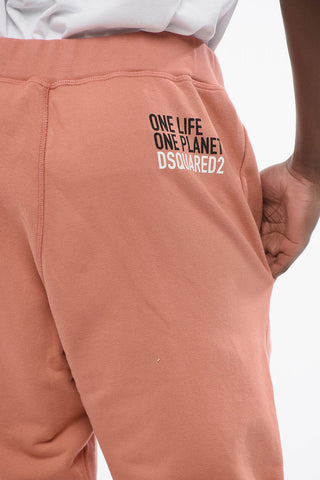 OLOP Joggers in Cotone Garzato con Polsini