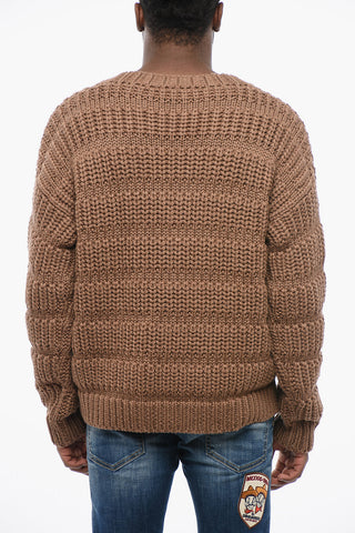V Neck Virgin Wool Pullover