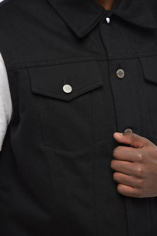 Denim BULL Quilted Vest