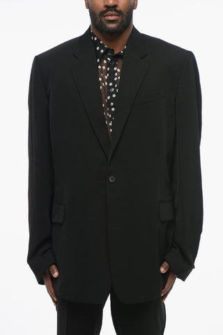 Blazer Oversized  2 Bottoni con Rever Classico