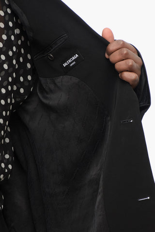 Blazer Oversized  2 Bottoni con Rever Classico